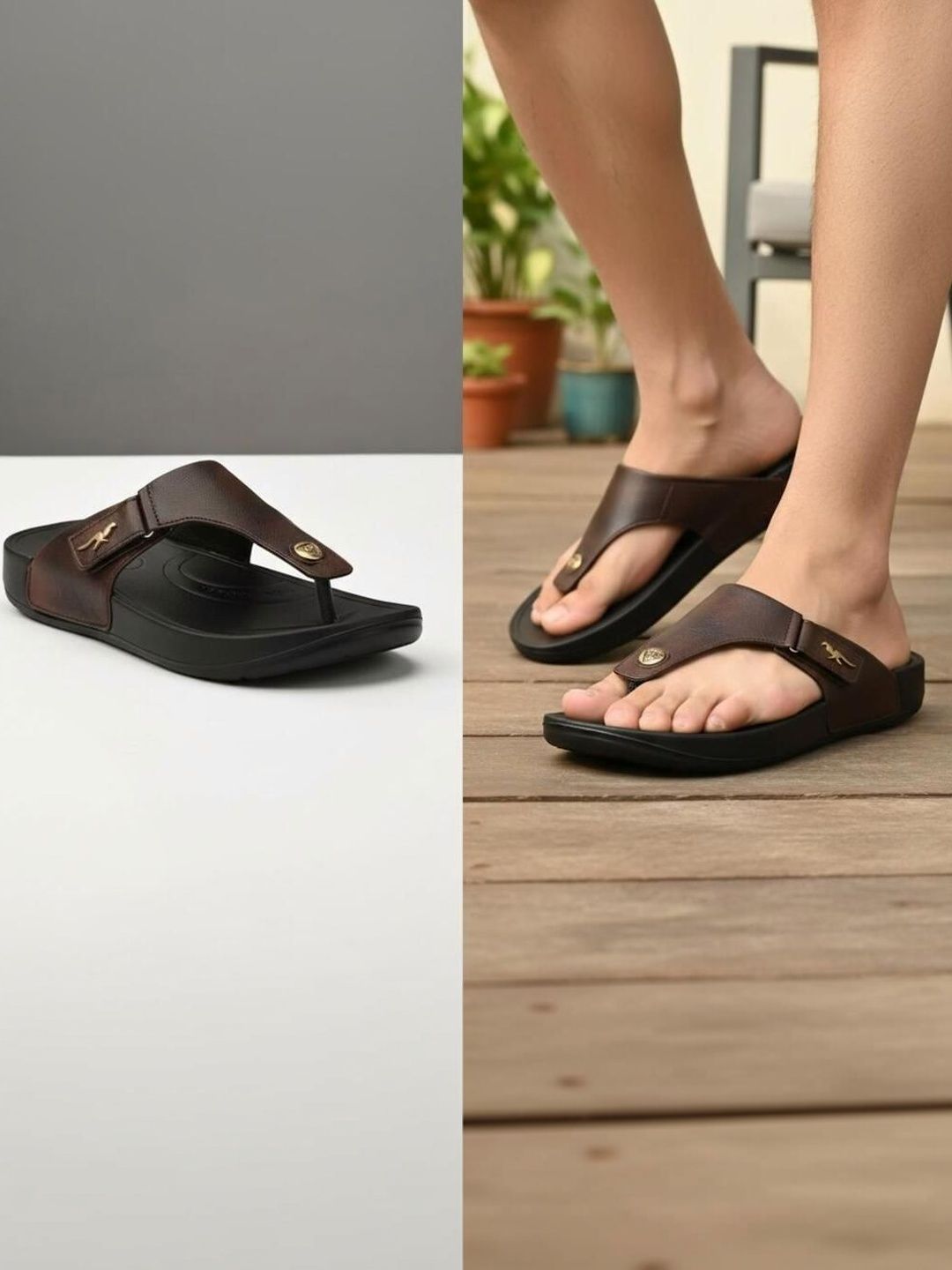 TRZ Men Thong Flip-Flops