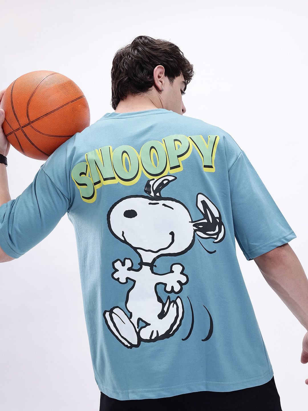 Kook N Keech Humour & Comic Printed Drop-Shoulder Sleeves T-shirt