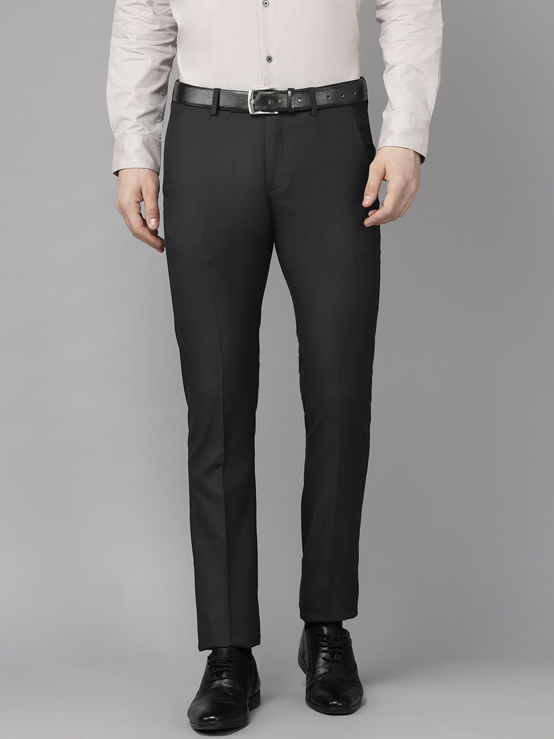 Arrow Men Tailored Fit Self Design Trousers