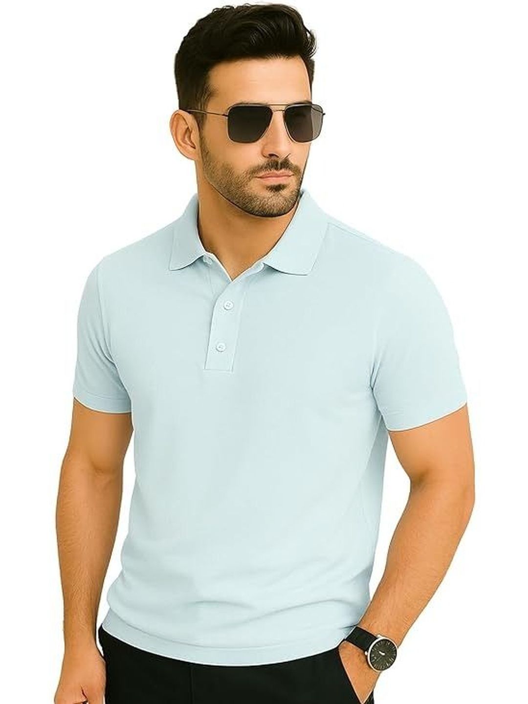 Todo Basique Men Polo Collar T-shirt