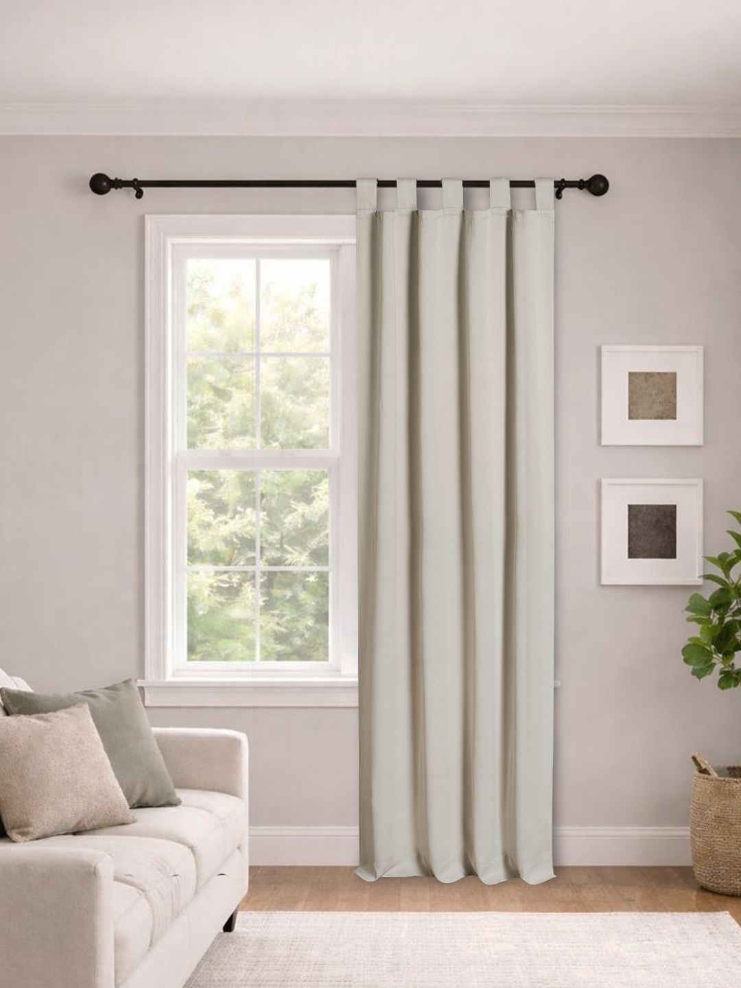 Deco Window Champagne Black Out Door Curtain