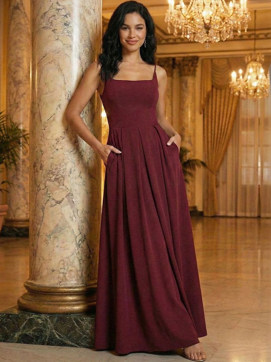 SZN Fit & Flare Maxi Dress