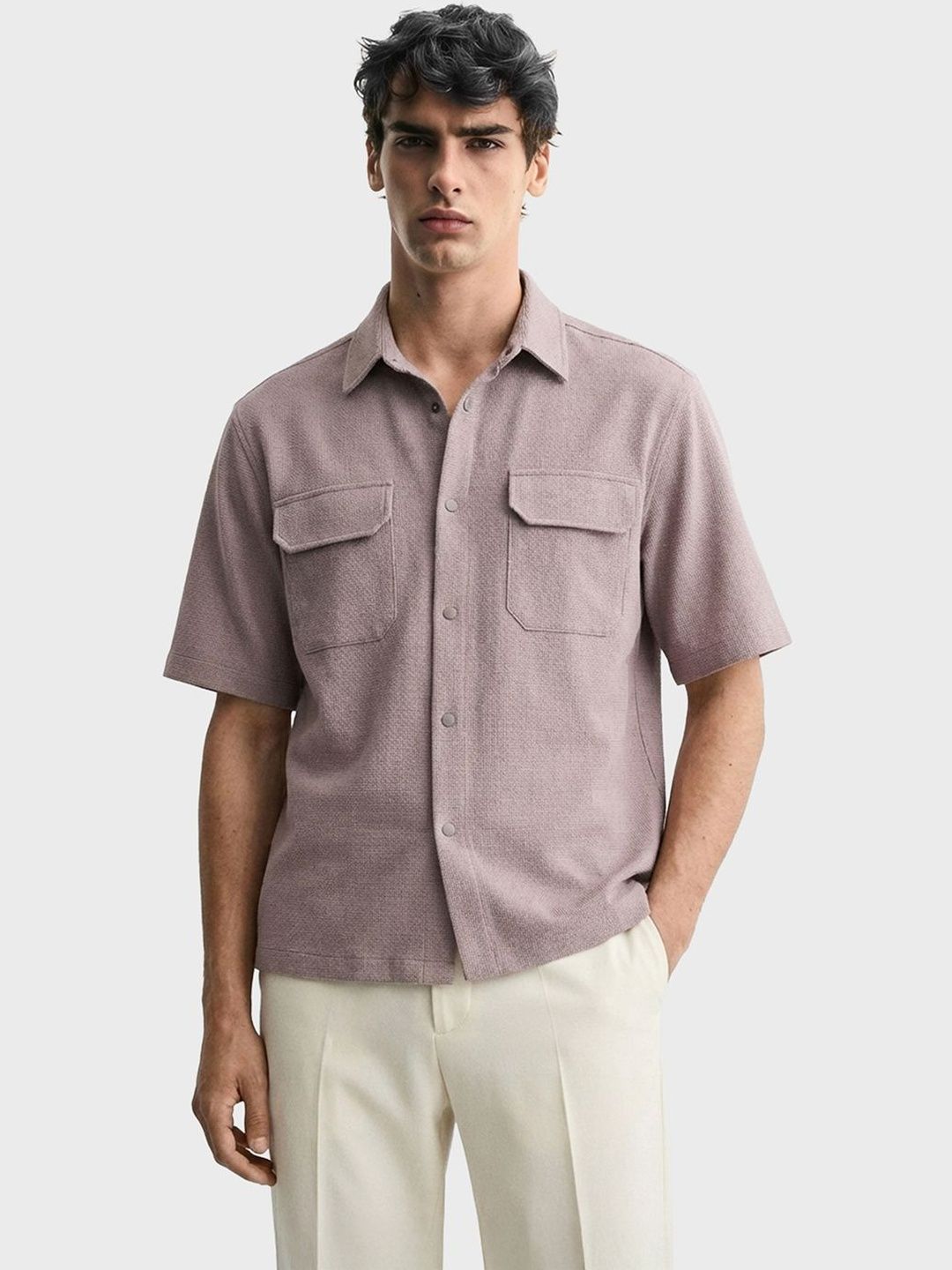 The Indian Garage Co Men Boxy Casual Shirt