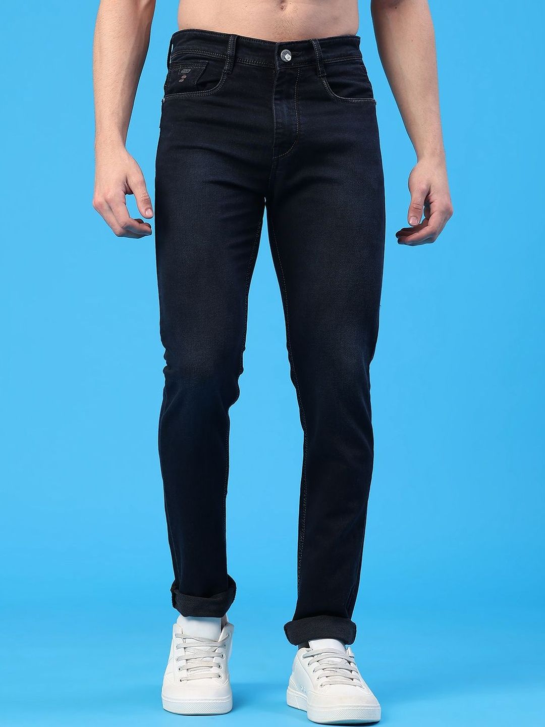 V-Mart Men Regular Fit Mid-Rise Stretchable Jeans