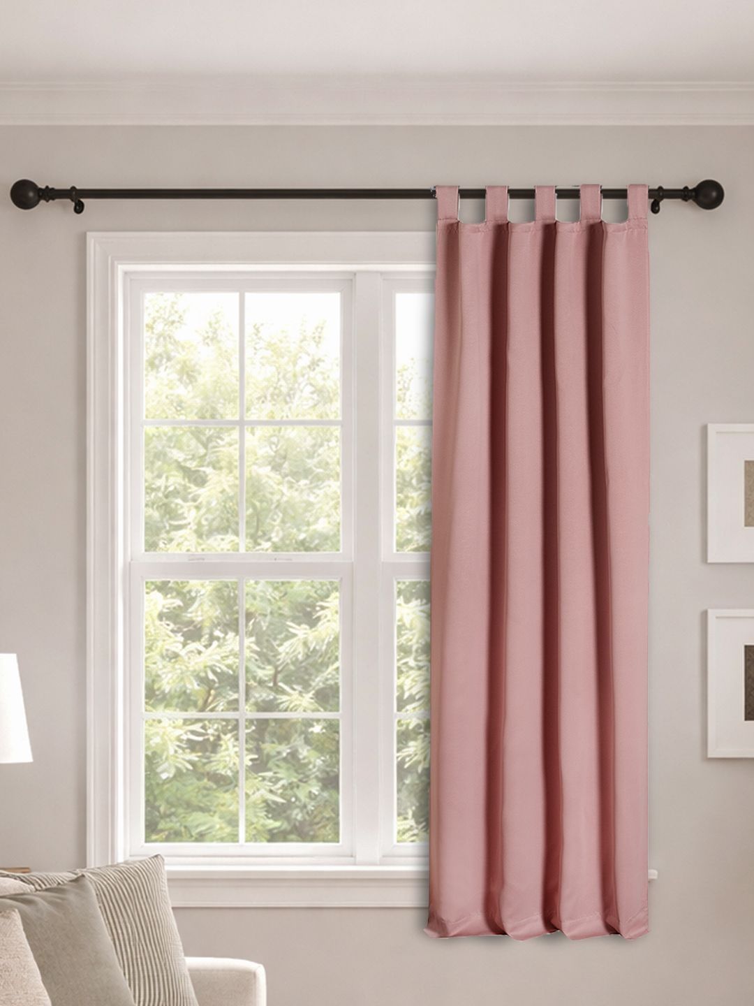 Deco Window Pink Black Out Window Curtain