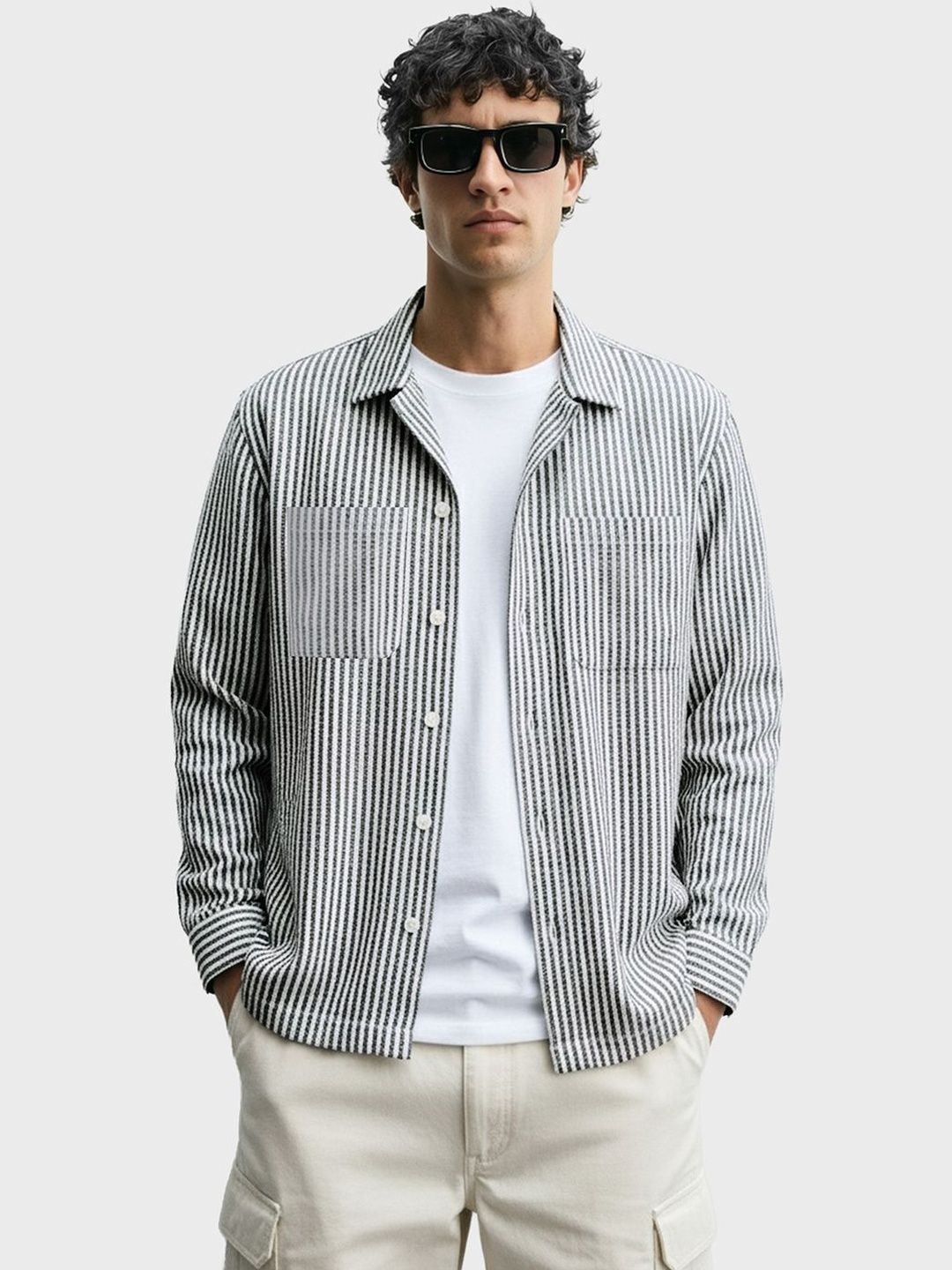 The Indian Garage Co Men Multi Stripes Striped Casual Shirt