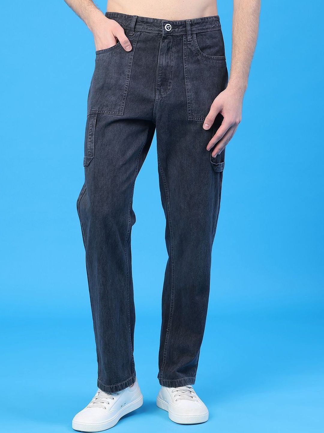 V-Mart Men Regular Fit Mid-Rise Light Fade Jeans