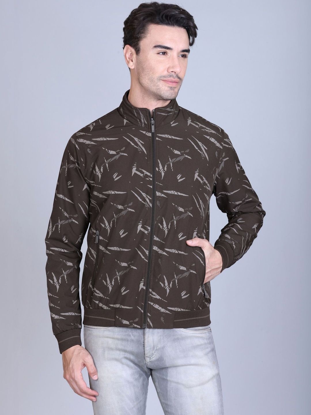Rare Times Men Lightweight Bomber Jacket