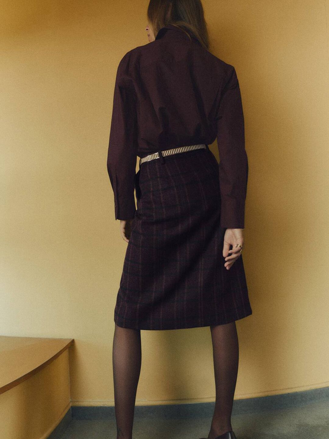 Spread Collar Pure Cotton Belted Oversized Casual Shirt