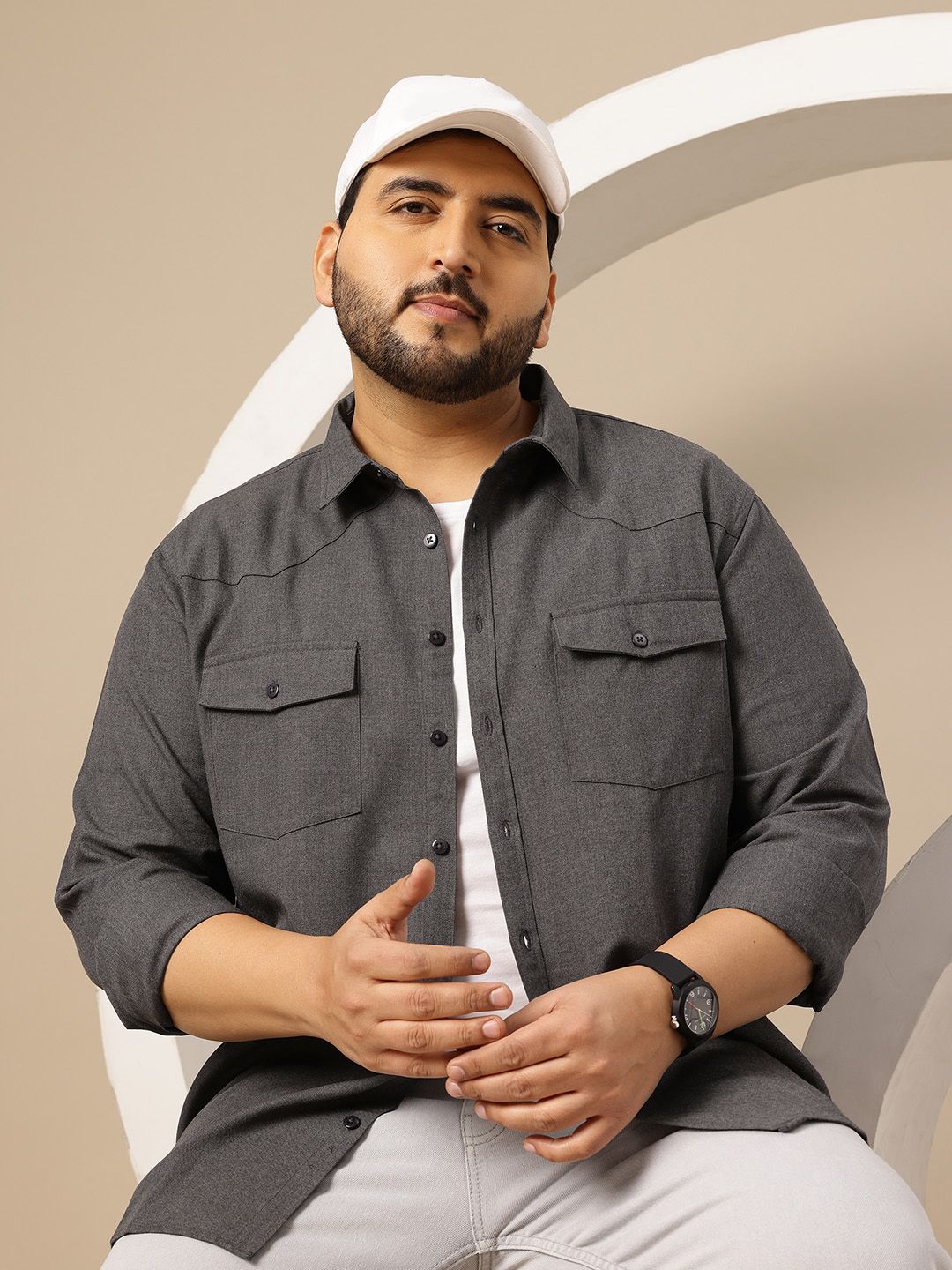 Sztori Plus Size Casual Shirt