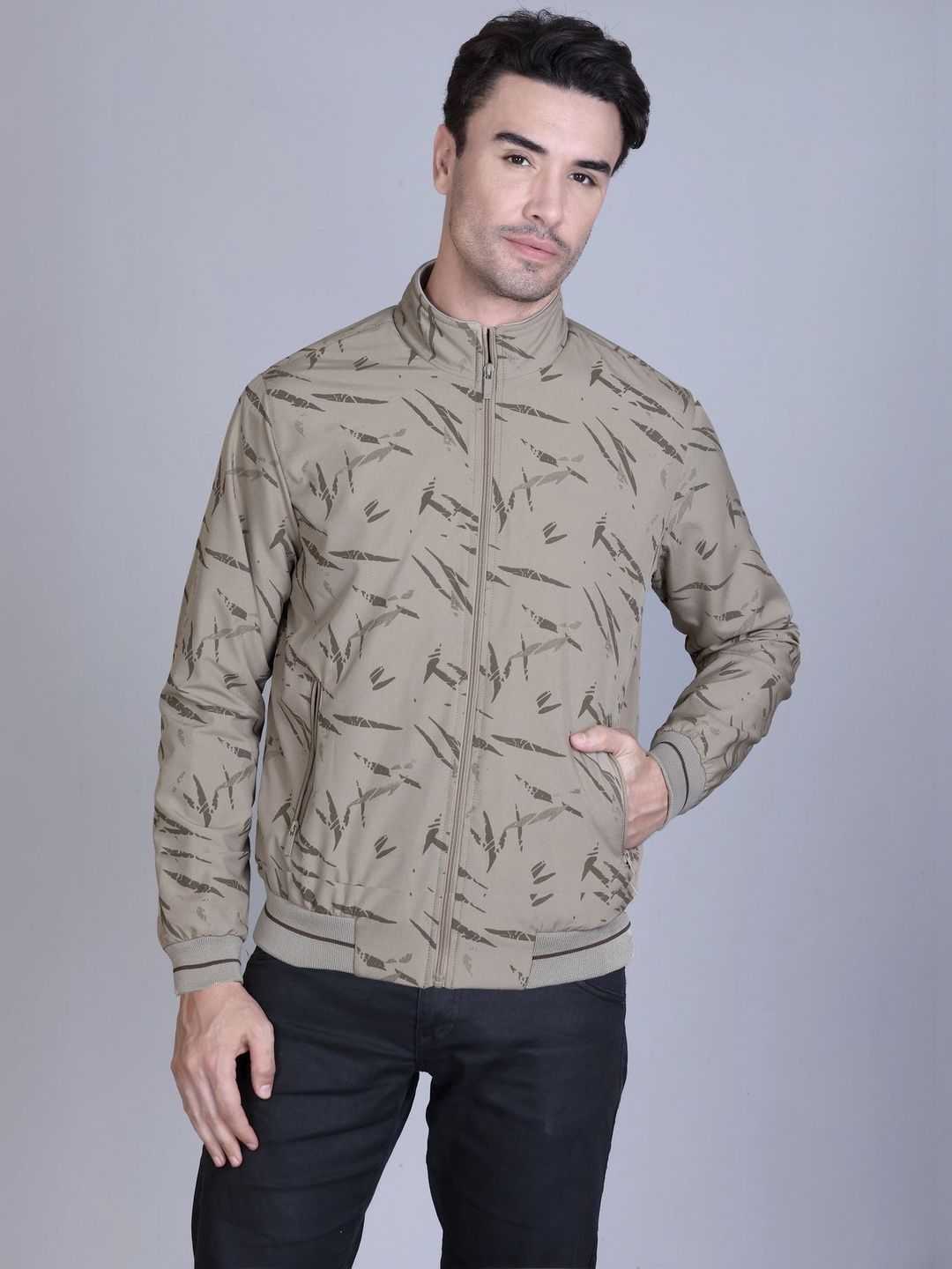 Rare Times Men Lightweight Bomber Jacket