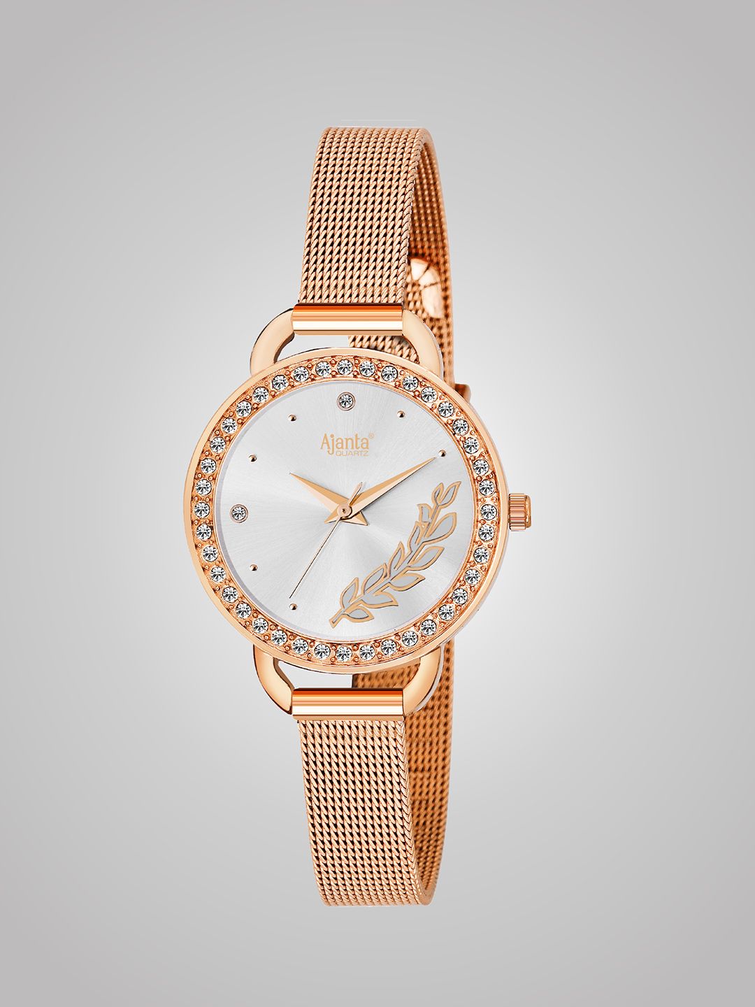 Ajanta Quartz Ajanta Quartz Women Round Dial & Bracelet Style Straps Analogue Watch A_AWC203KTL 5