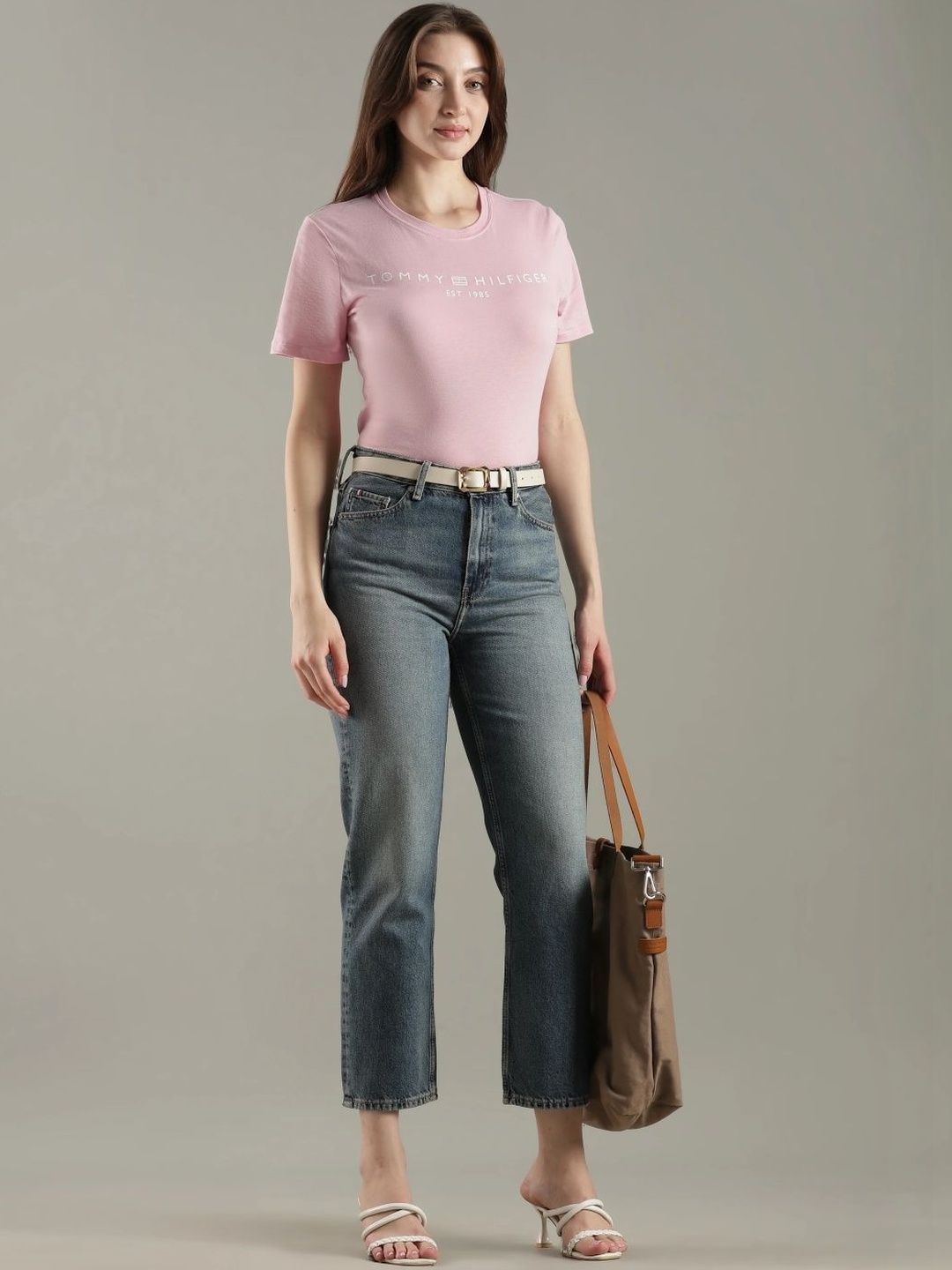 Regular Fit High-Rise Light Fade Jeans