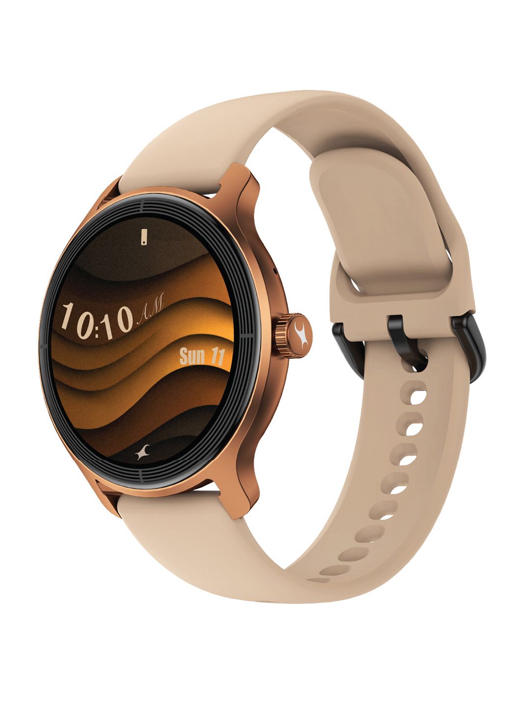 Fastrack Sleek 1.32" AMOLED 42mm Display, Rotary Crown, Health Suite, IP68 Smart Watch