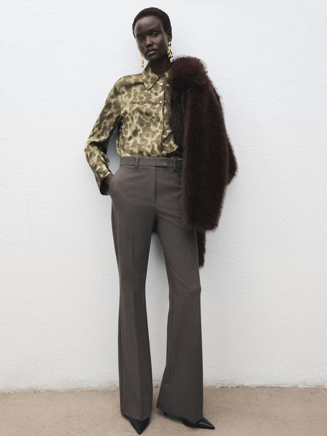 Animal Print Relaxed Casual Shirt