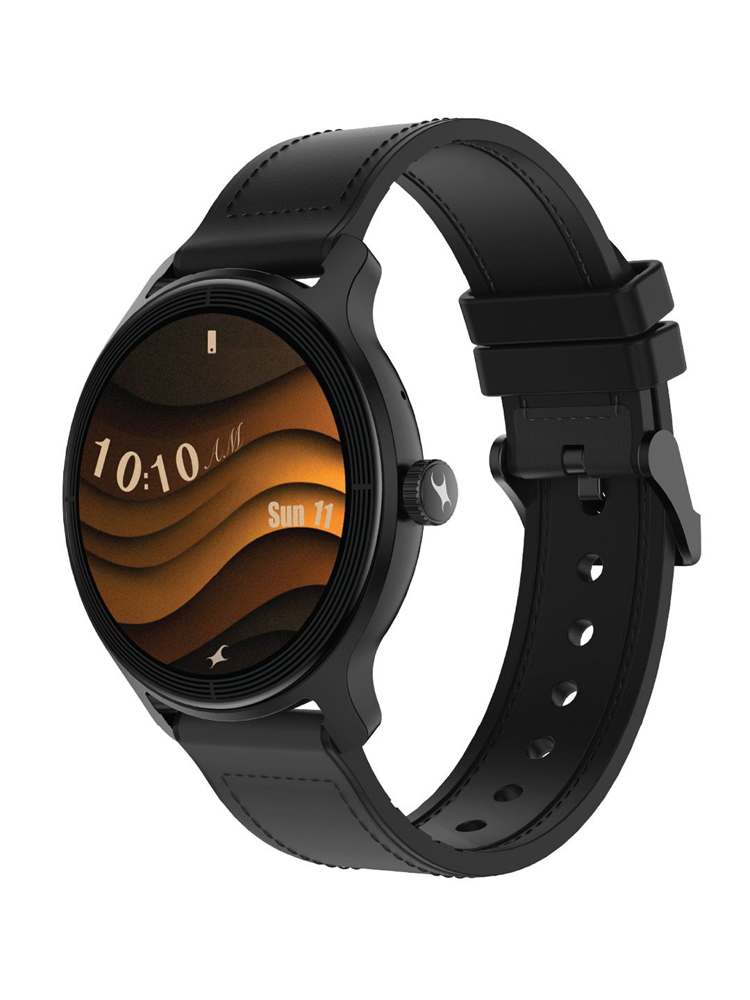 Fastrack Sleek 1.32" AMOLED 42mm Display, Rotary Crown, Health Suite, IP68 Smart Watch