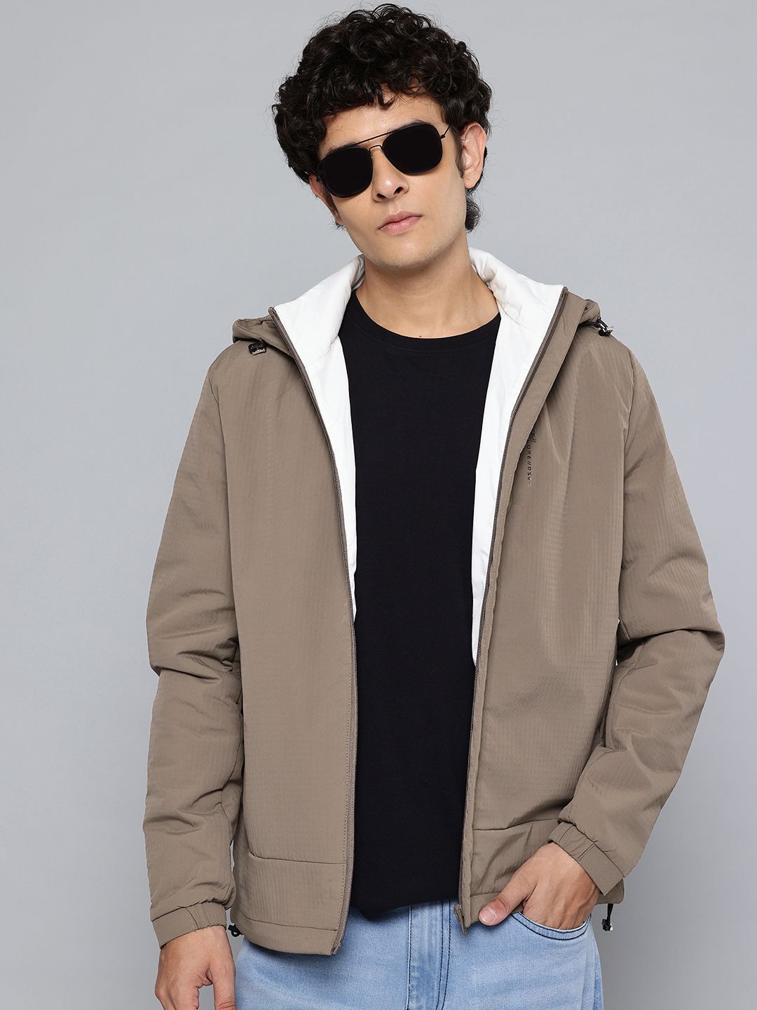 Fort Collins Hooded Tailored Jacket with Toggled Hem