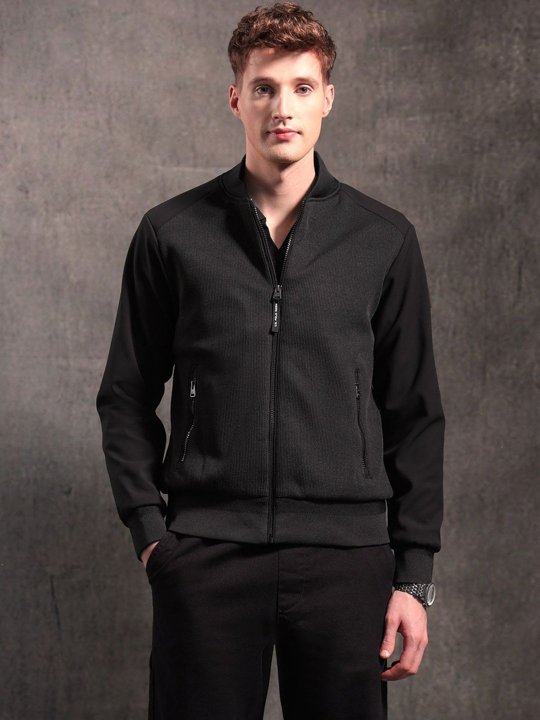 U.S. Polo Assn. Denim Co. Men Lightweight Bomber Jacket
