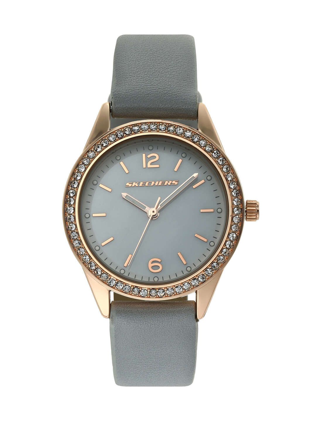 Skechers Women Gift Sets Mother of Pearl Dial Analogue Watch with Bracelets SR9064