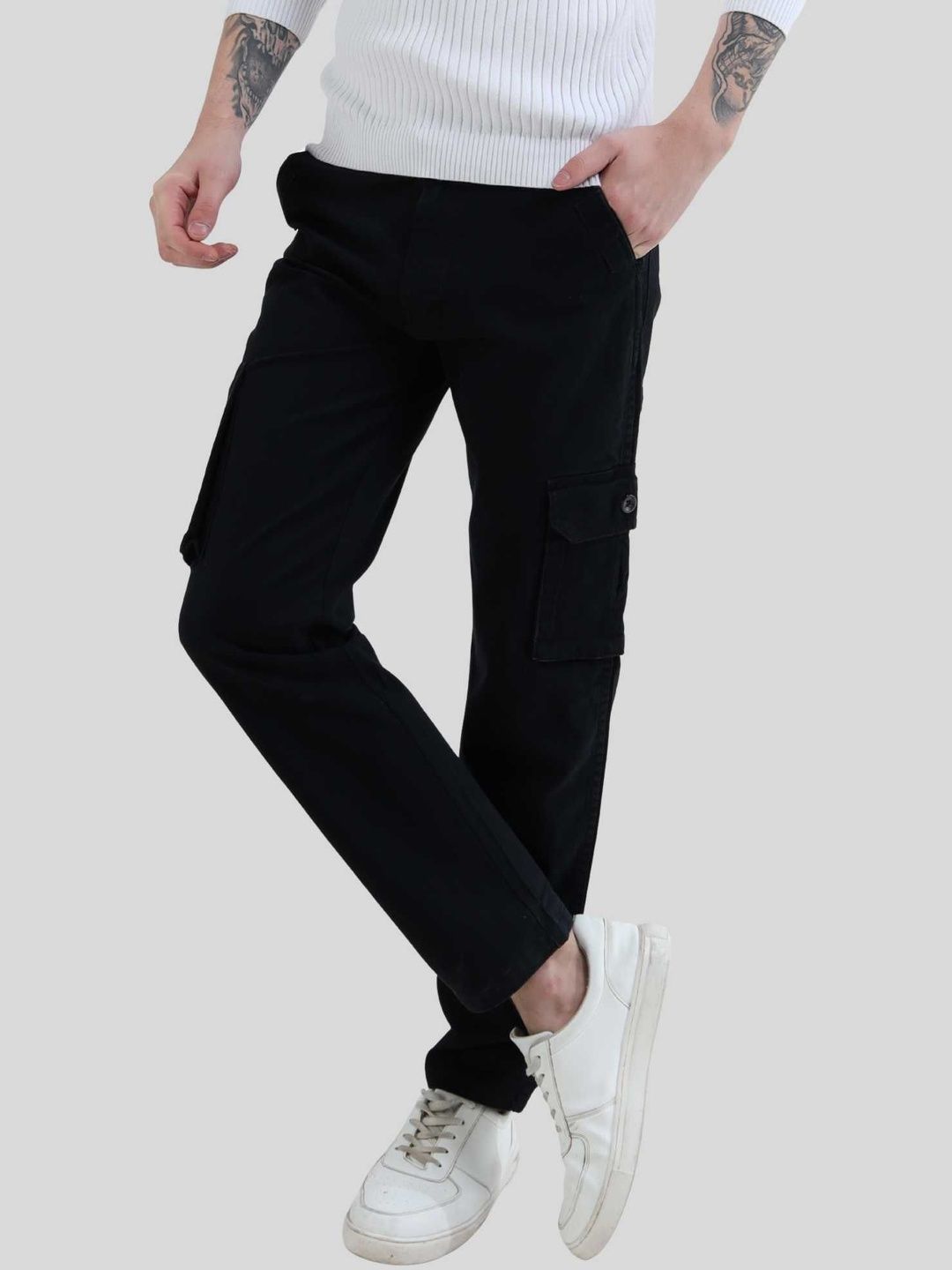 AIDAN PAUL Men Comfort Regular Fit Mid-Rise Jeans