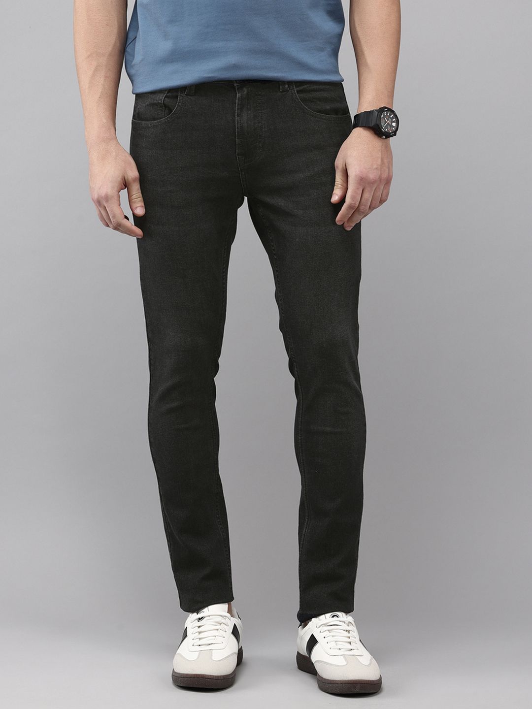 SPYKAR SPYKAR Men Super Skinny Slim Fit Light Fade Stretchable Jeans