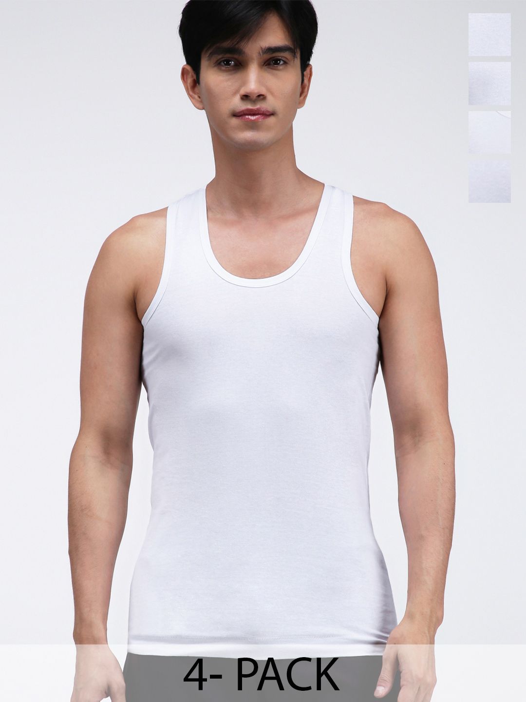 AMUL COMFY Pack Of 4 Pure Cotton Innerwear Vests