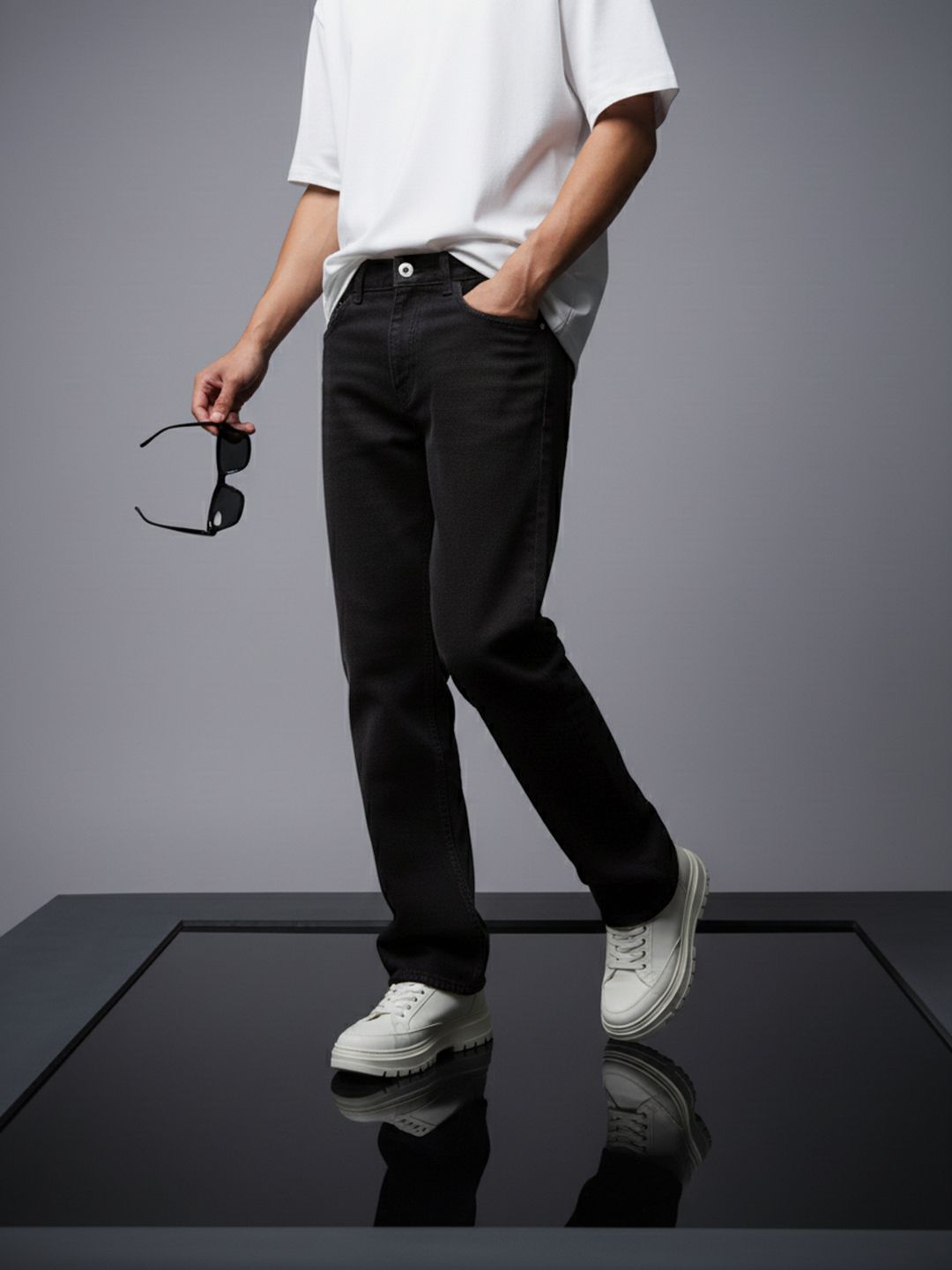 SOKO STREET Men Pure Cotton Jeans