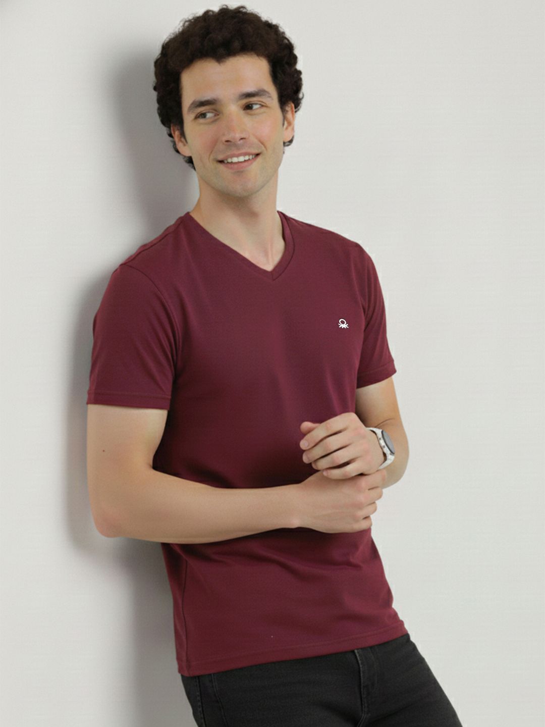United Colors of Benetton V-Neck T-shirt