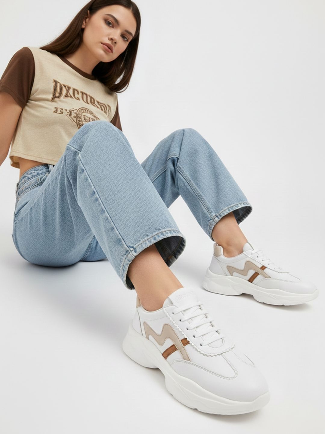 glitchez Women Colourblocked Sneakers