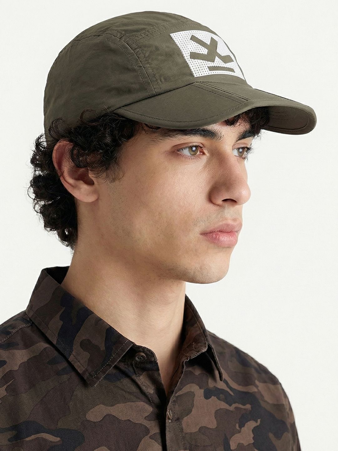 WROGN Unisex Printed Cotton Foldable Baseball Cap
