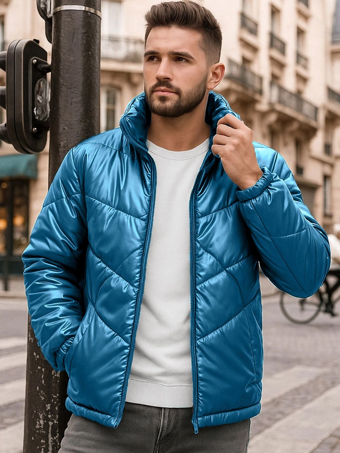 Bewakoof Men Puffer Jacket