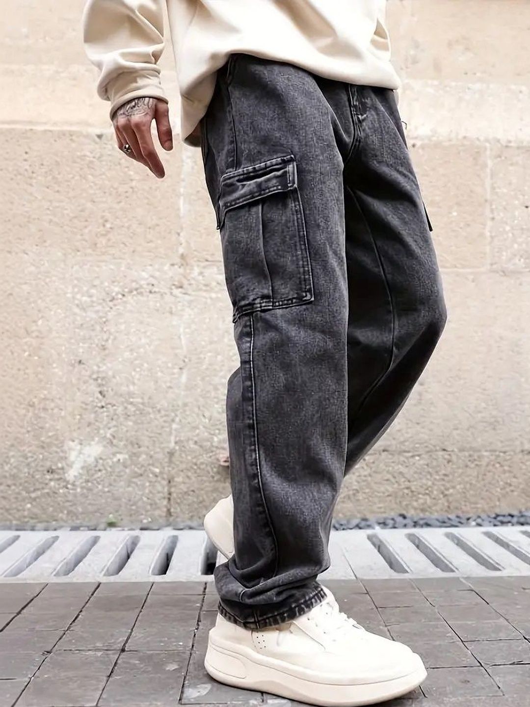 LERIYA FASHION Men Relaxed Fit High-Rise Light Fade Stretchable Jeans