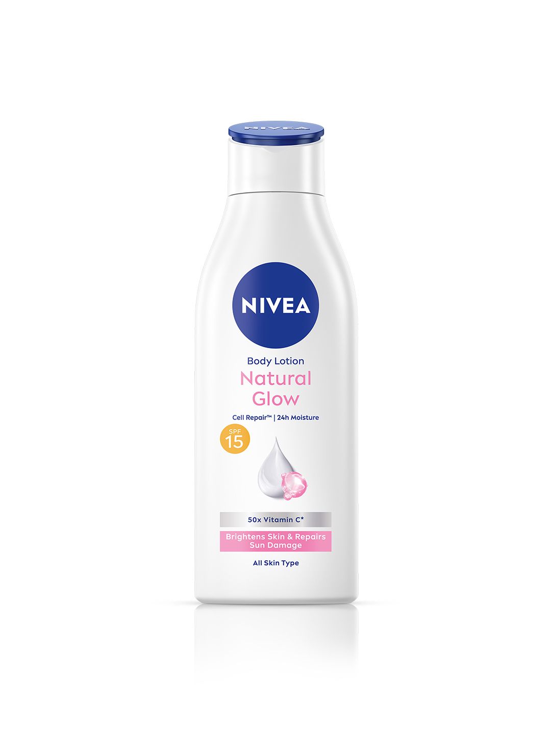 Nivea Nivea Body Lotion SPF 15 Natural Glow Cell Repair 50x Vitamin C - 200 ml