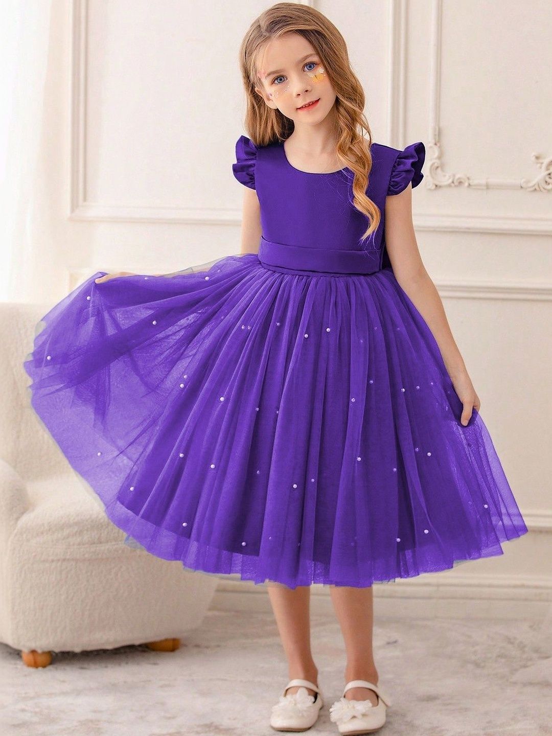 open lace back dress Disney Princess dress main image 0