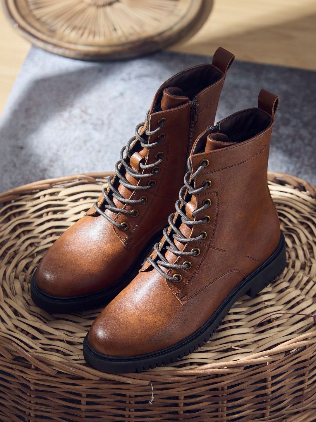 The Roadster Lifestyle Co Women Textured Ankle Length Versatile Boot