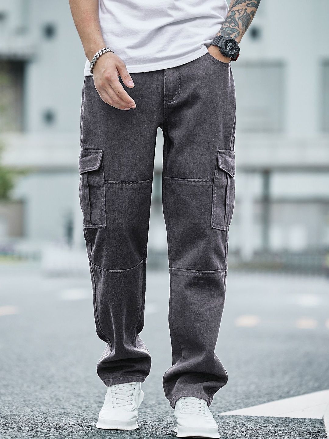 LERIYA FASHION Men Relaxed Fit High-Rise Stretchable Jeans