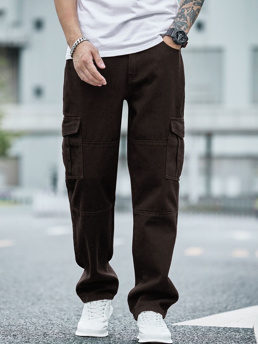 LERIYA FASHION Men Relaxed Fit High-Rise Stretchable Jeans