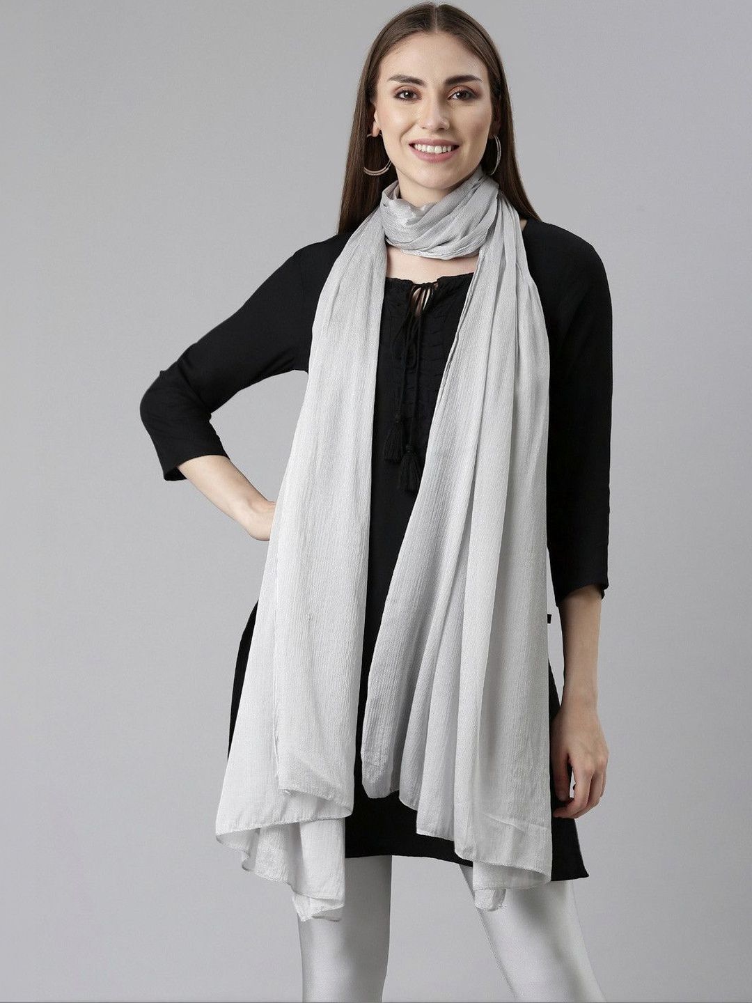 TWIN BIRDS Women Lightweight Nylon Shimmer Shawl