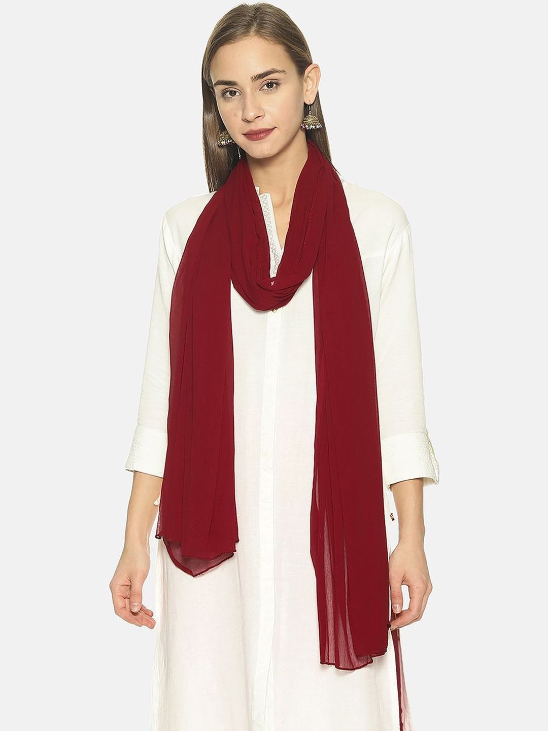 TWIN BIRDS Women Nylon Chiffon Lightweight Soft Shawl