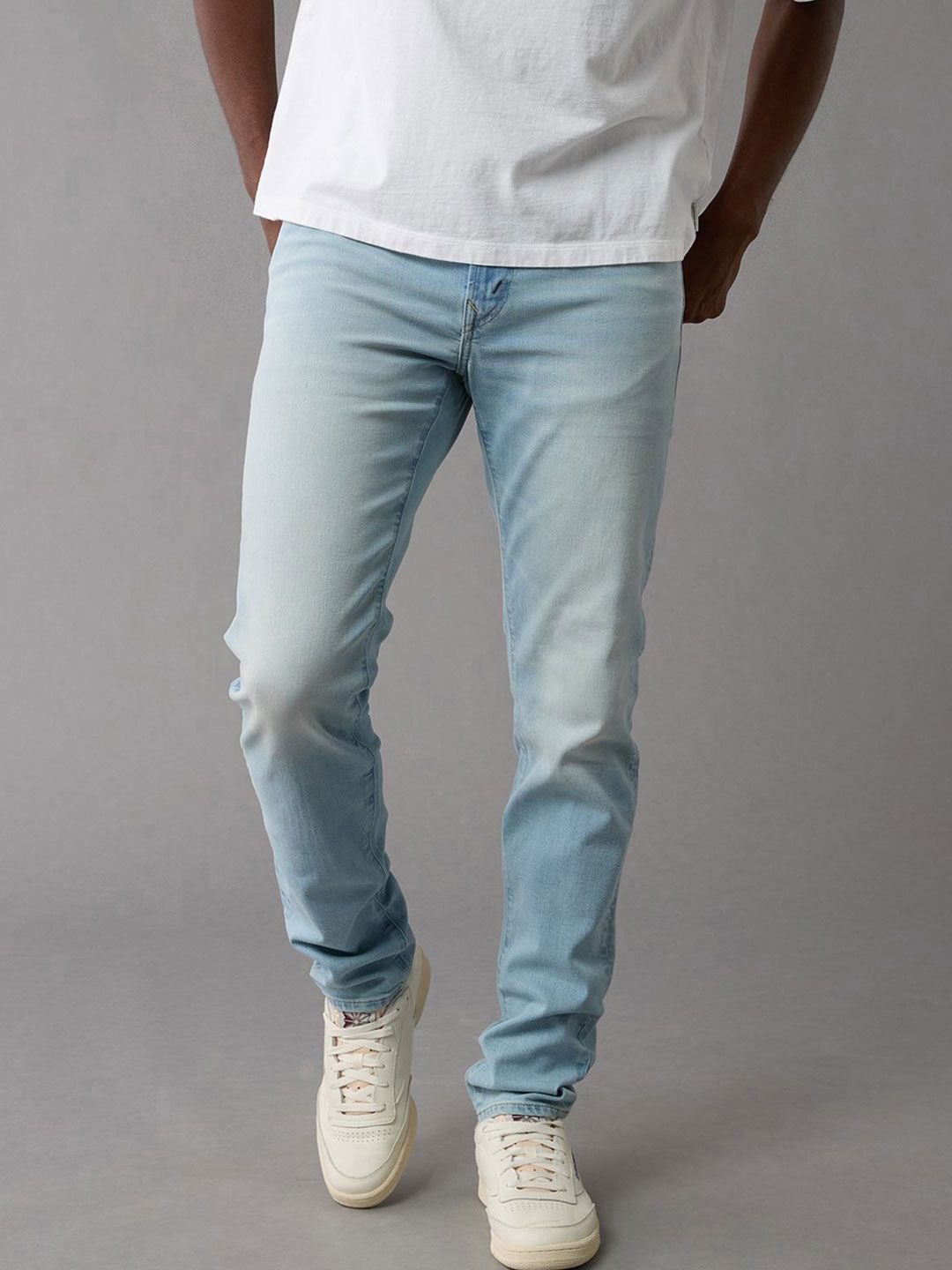 AMERICAN EAGLE OUTFITTERS Men Skinny Fit Mid-Rise Jeans