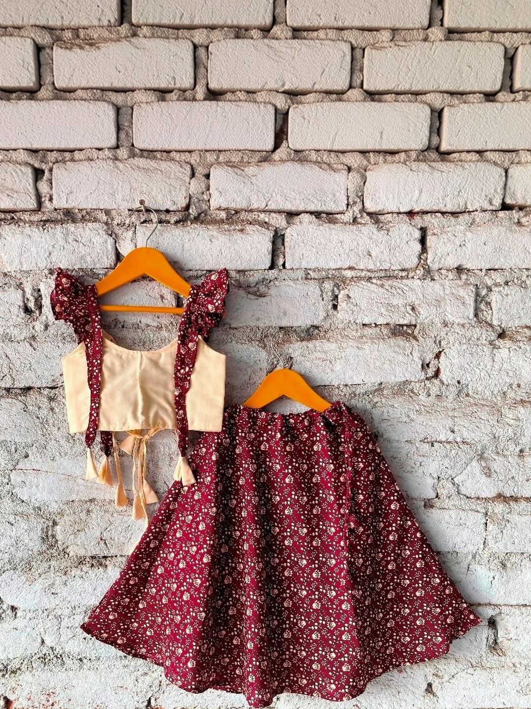 IRSIA Girls Printed Ready to Wear Lehenga &