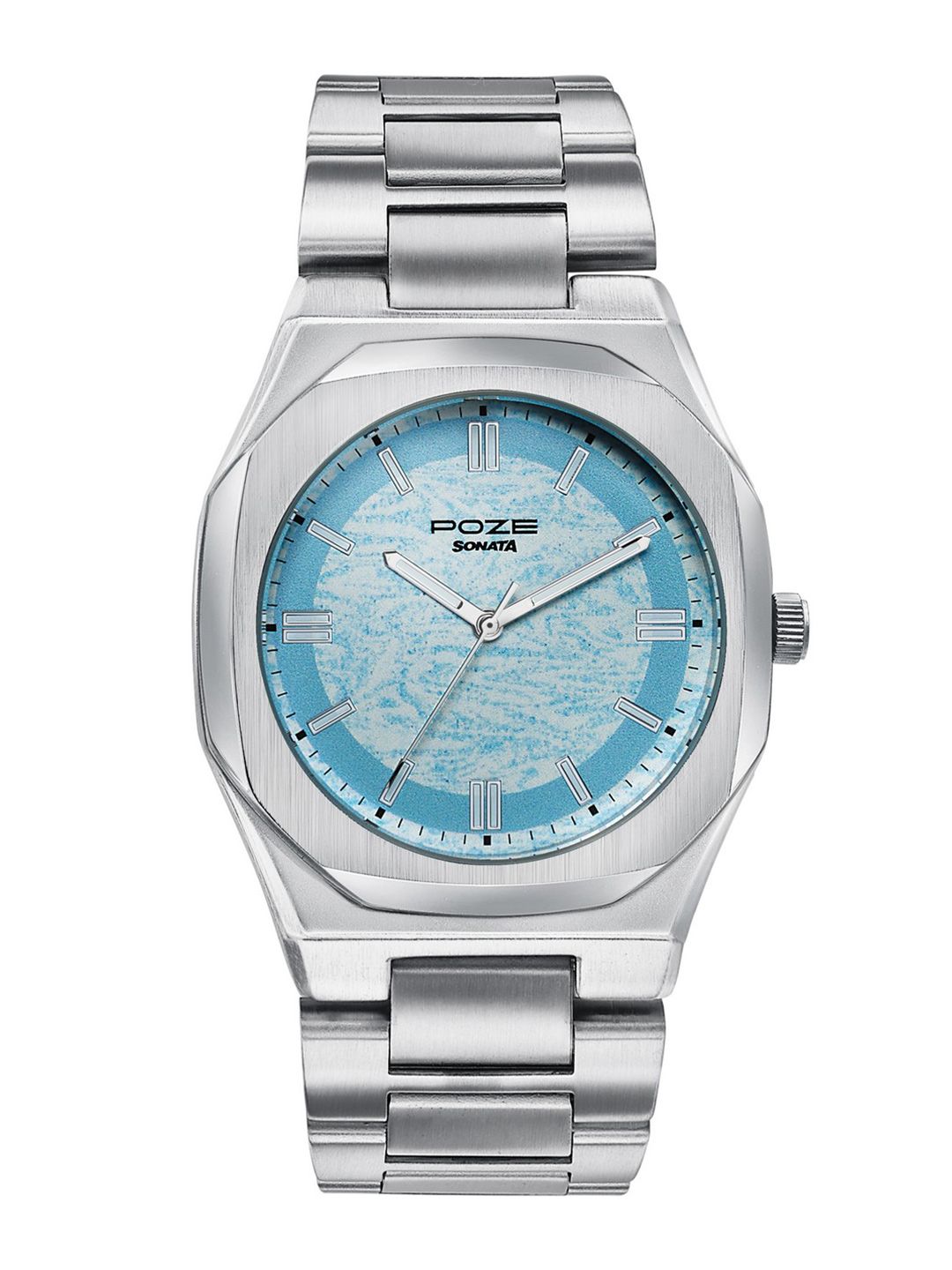 Sonata Poze 7 Analog Blue Dial Watch For Women - SP70098SM01