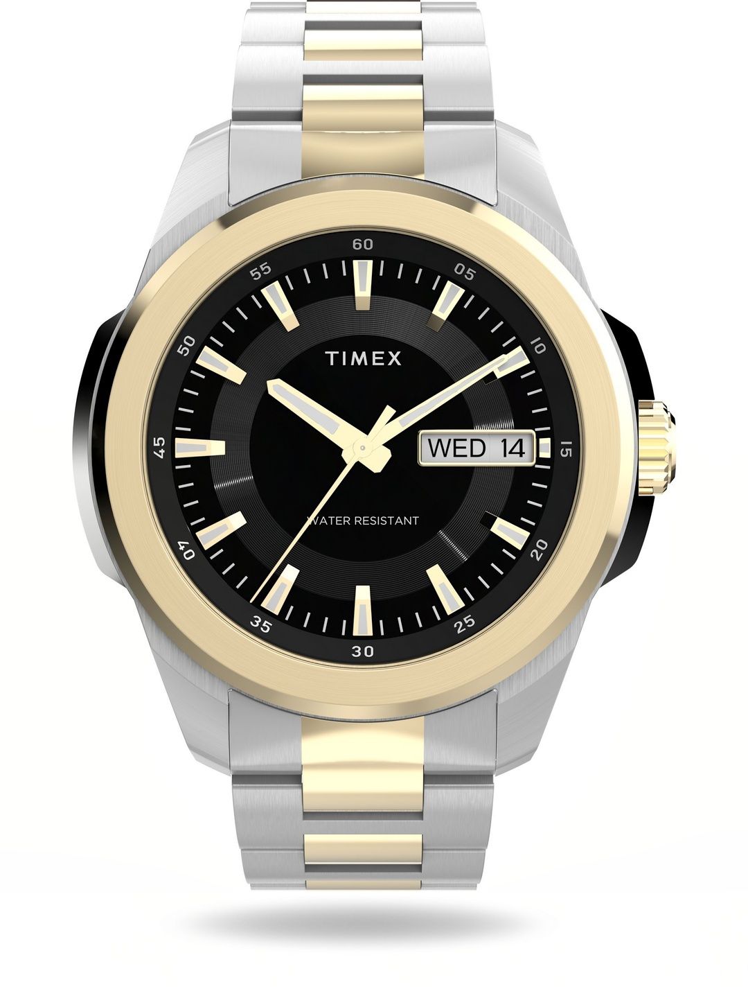 Timex Timex Men Dial & Bracelet Style Straps Analogue Date Aperture Watch TW2Y35300UJ