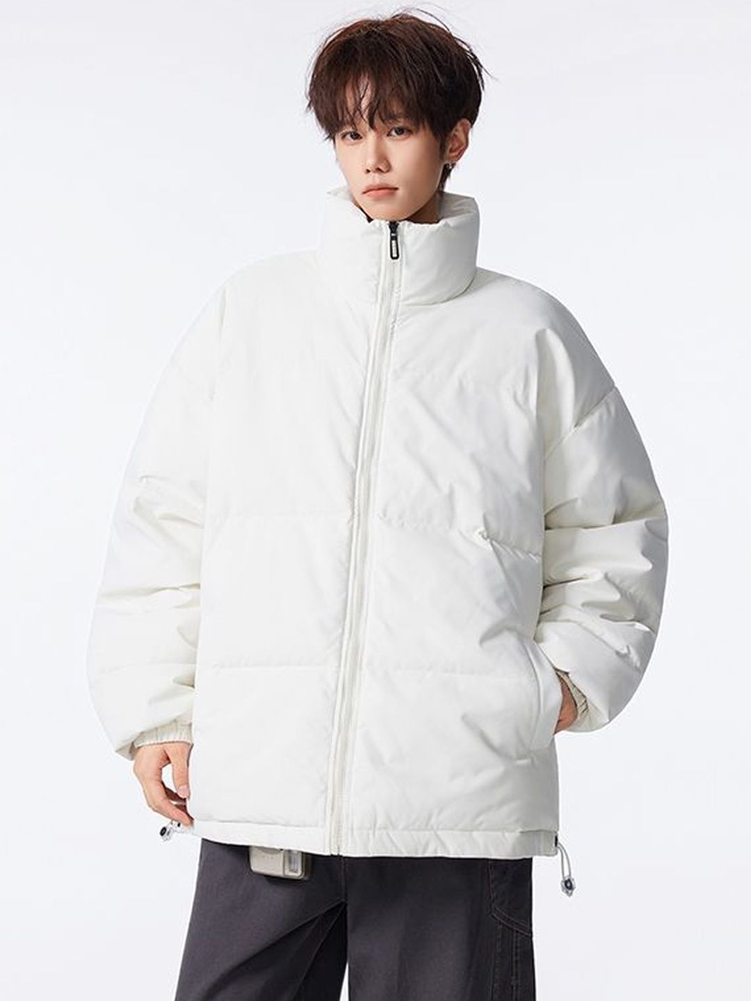 StyleCast x Revolte Mock Collar Jacket