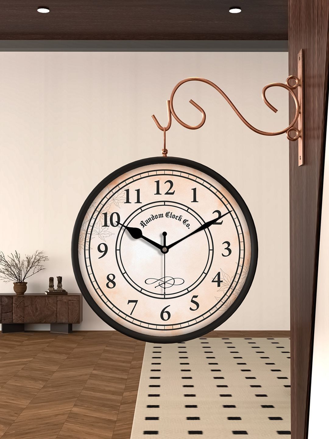 Buy RANDOM Multicoloured & Copper-Toned Textured Vintage Wall