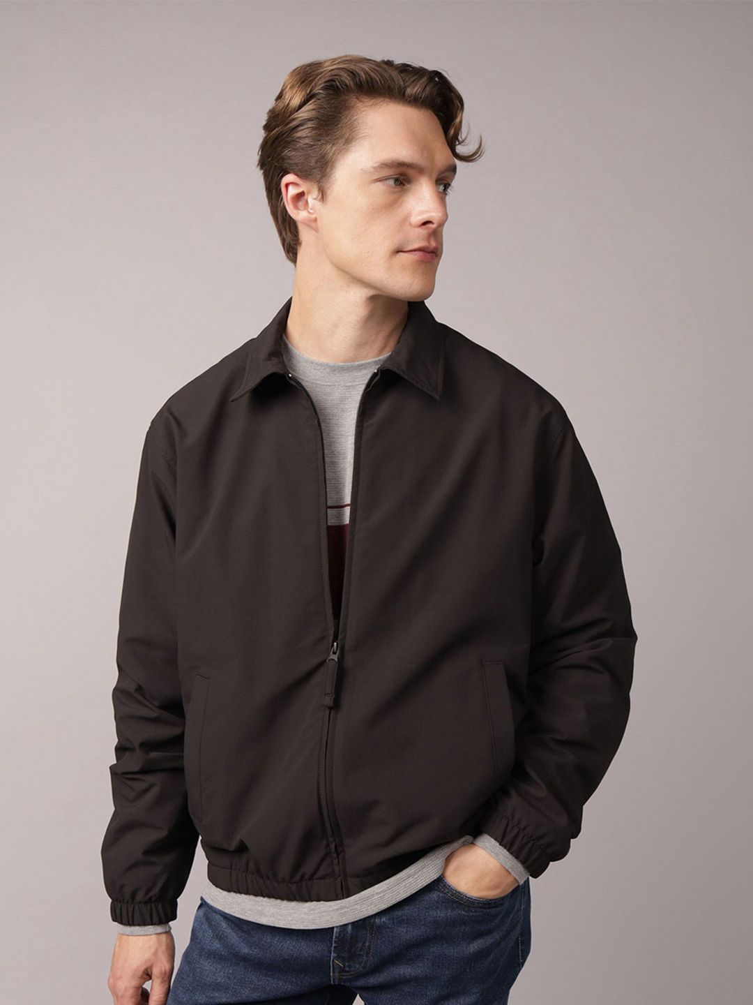 AMERICAN EAGLE OUTFITTERS Men Open Front Jacket
