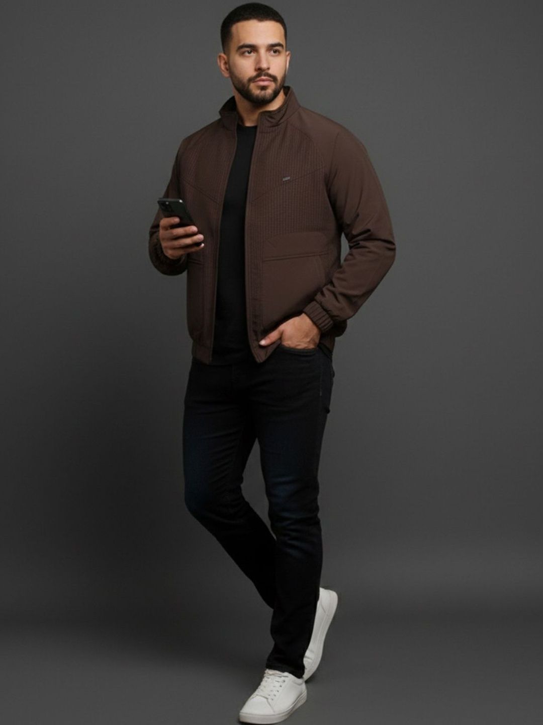 UNEX Men Lightweight Woven Jacket