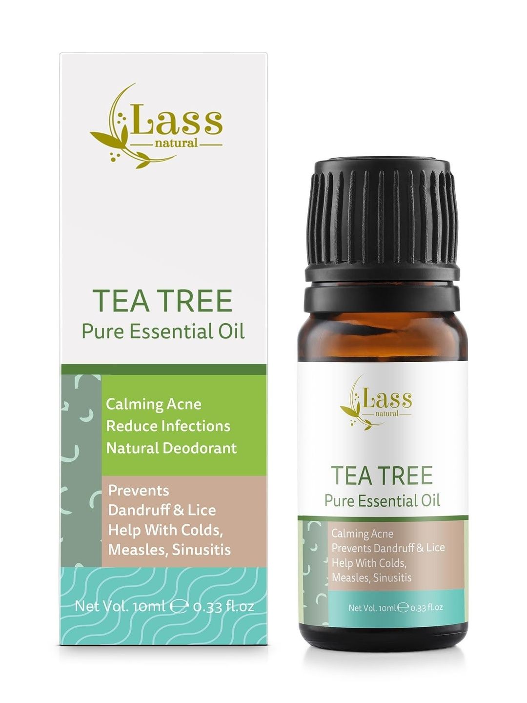 Lass Natural Tea Tree Pure Essential Oil - 10 ml