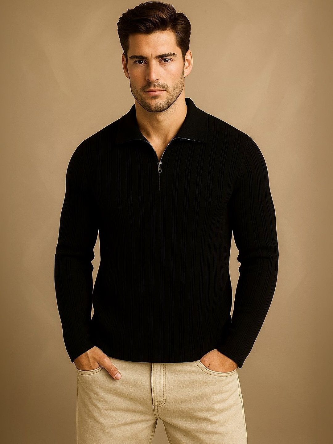 The Dry State Men Polo Collar T-shirt