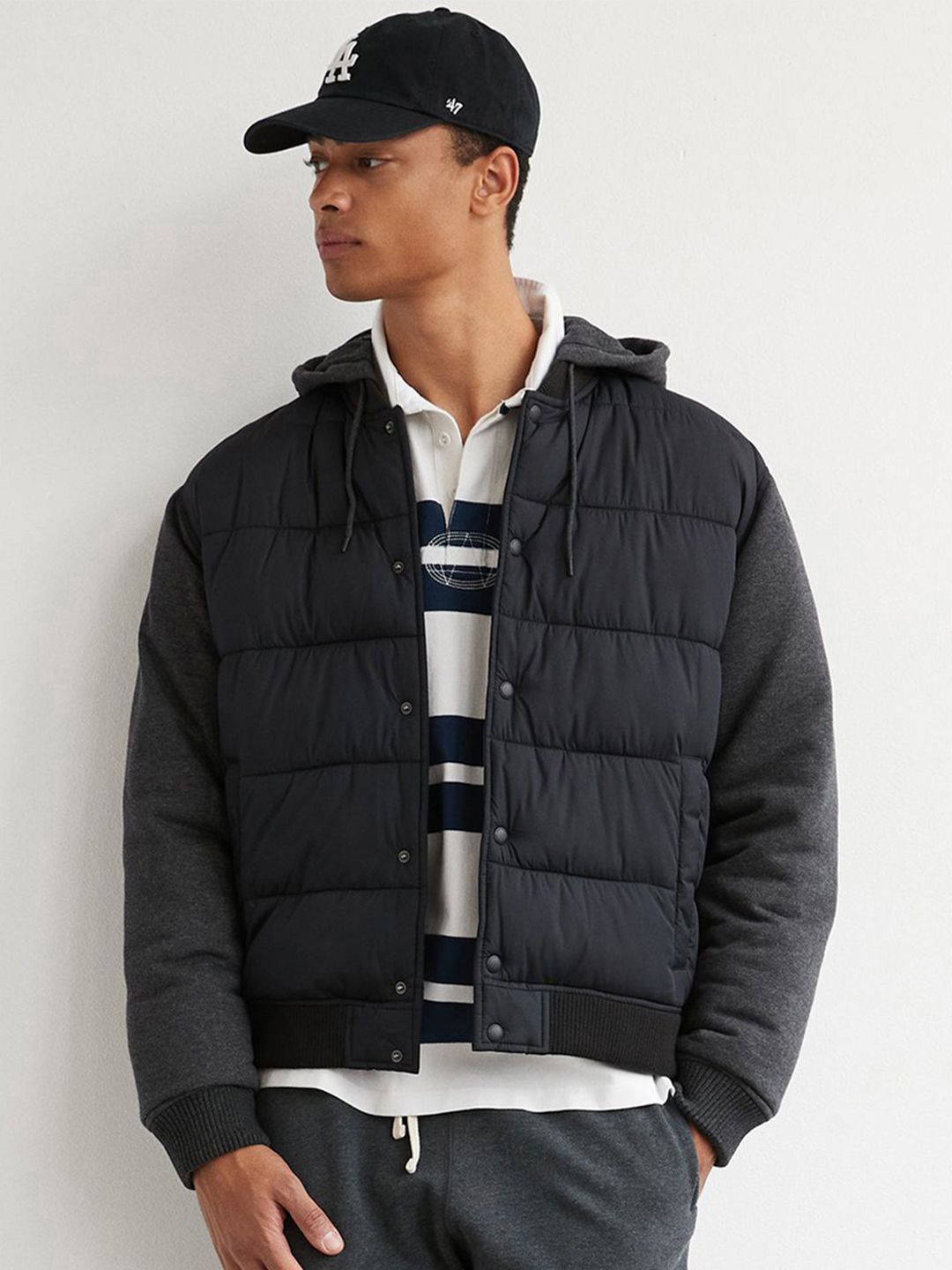 AMERICAN EAGLE OUTFITTERS Men Colourblocked Padded Jacket